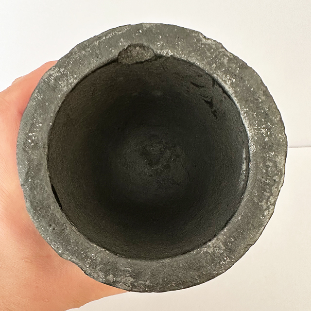 Creuset en graphite SIC de petite capacité pour faire fondre l'or